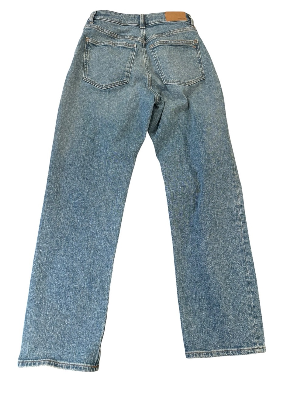 Madewell Women’s 90s Curvy Straight-Leg Jeans in Light Blue Denim Size 27 - Picture 2 of 5